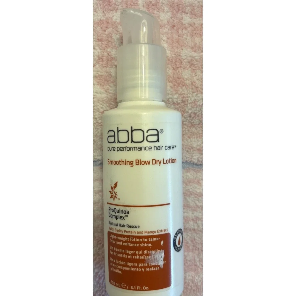 ABBA Smoothing Blow Dry‎ Lotion, 5.1 Oz